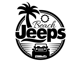 Beach Jeeps logo design by nexgen