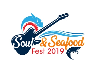 Soul & Seafood Fest 2019 logo design by Suvendu