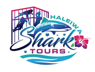 Haleiwa Shark Tours logo design by invento