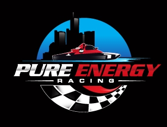 Pure Energy Racing logo design by Suvendu