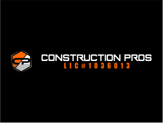 Construction Pros CP LIC#1036013 logo design by amazing