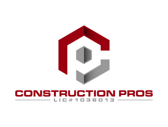 Construction Pros CP LIC#1036013 logo design by lexipej