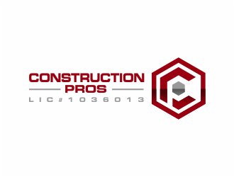 Construction Pros CP LIC#1036013 logo design by kimora