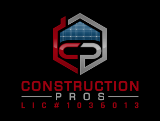 Construction Pros CP LIC#1036013 logo design by Realistis