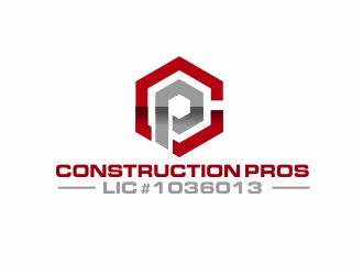 Construction Pros CP LIC#1036013 logo design by kimora