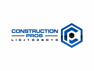 Construction Pros CP LIC#1036013 logo design by kimora