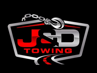 J&D Towing logo design by jaize
