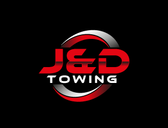 J&D Towing logo design by tukangngaret