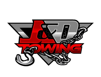 J&D Towing logo design by aRBy