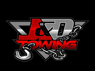 J&D Towing logo design by aRBy