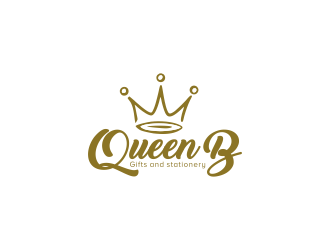 Queen B Gifts and Stationery  logo design by ubai popi