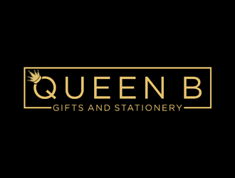 Queen B Gifts and Stationery  logo design by johana