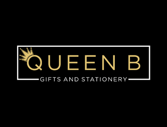 Queen B Gifts and Stationery  logo design by johana
