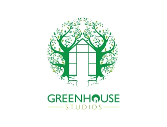 Greenhouse studios logo design by yunda