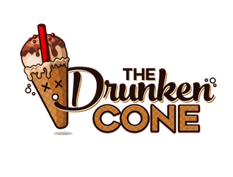 The Drunken Cone logo design by megalogos