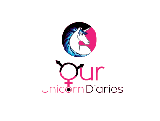 Our Unicorn Diaries logo design by SiliaD