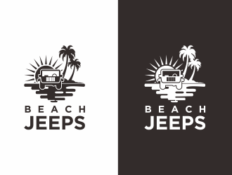 Beach Jeeps logo design by aflah