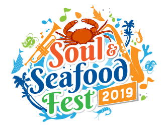 Soul & Seafood Fest 2019 logo design by scriotx