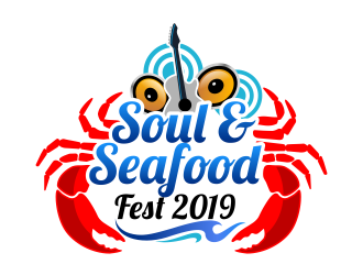 Soul & Seafood Fest 2019 logo design by ingepro