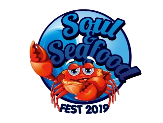 Soul & Seafood Fest 2019 logo design by Xeon