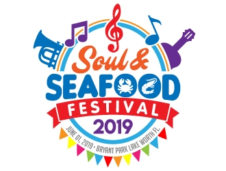 Soul & Seafood Fest 2019 logo design by jaize