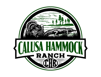 Calusa Hammock Ranch logo design by jaize