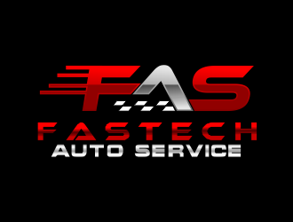 Fastech Auto Service logo design by Dhieko