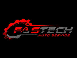 Fastech Auto Service logo design by daywalker