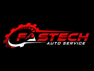 Fastech Auto Service logo design by daywalker