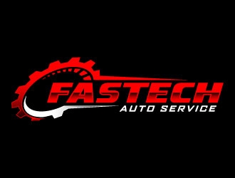 Fastech Auto Service logo design by daywalker