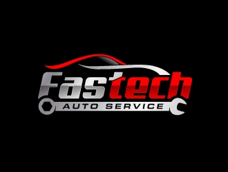 Fastech Auto Service logo design by jaize