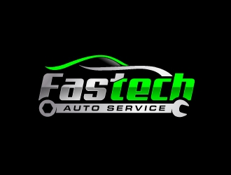 Fastech Auto Service logo design by jaize