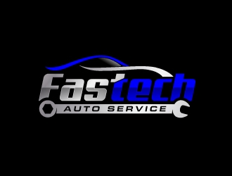 Fastech Auto Service logo design by jaize