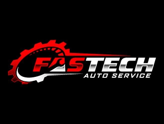 Fastech Auto Service logo design by daywalker