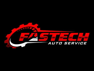Fastech Auto Service logo design by daywalker