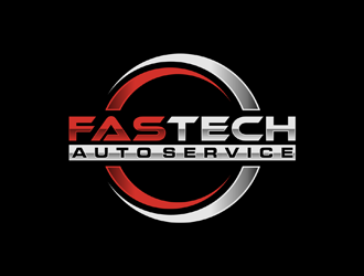 Fastech Auto Service logo design by johana