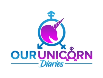 Our Unicorn Diaries logo design by jaize
