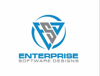 Enterprise Software Designs (ESD) logo design by gilkkj
