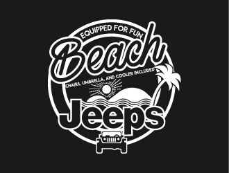 Beach Jeeps logo design by IanGAB