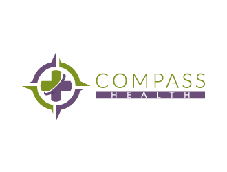 Compass Health logo design by pencilhand