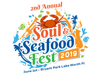 Soul & Seafood Fest 2019 logo design by scriotx