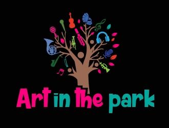 Art in the park logo design by shravya