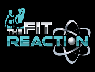 The Fit Reaction  logo design by logolady