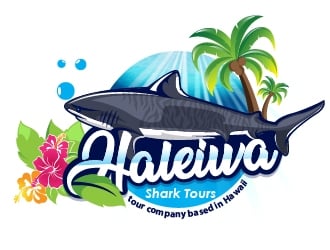 Haleiwa Shark Tours logo design by Suvendu