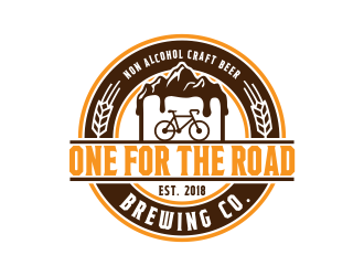 One For The Road Brewing Co.  logo design by jm77788