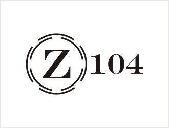 Z104 logo design by bunda_shaquilla