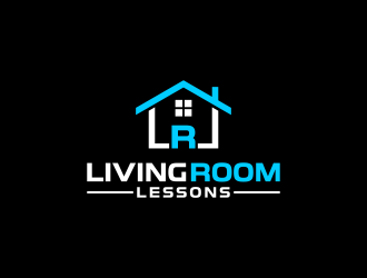 Living Room Lessons logo design by ubai popi