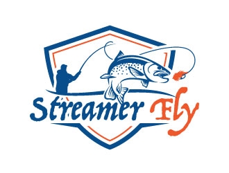 StreamerFly.net logo design by invento