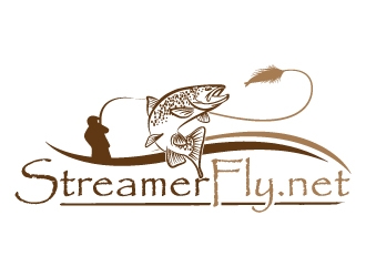 StreamerFly.net logo design by jaize
