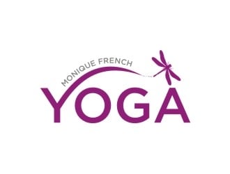 Monique French Yoga logo design by EkoBooM